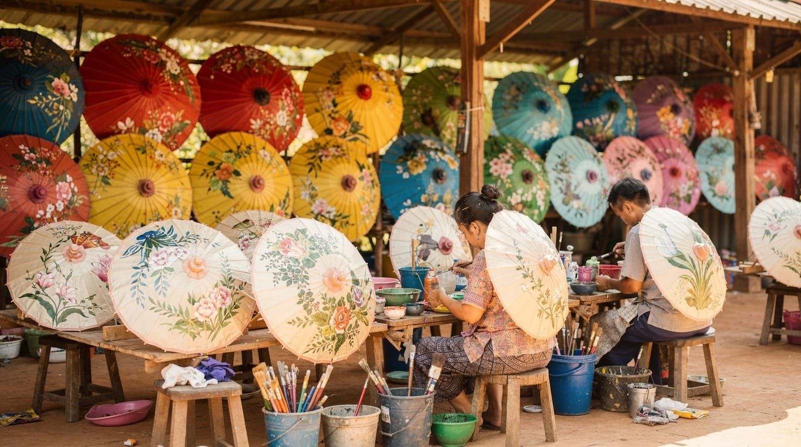 Bo Sang umbrella village, Chiang Mai