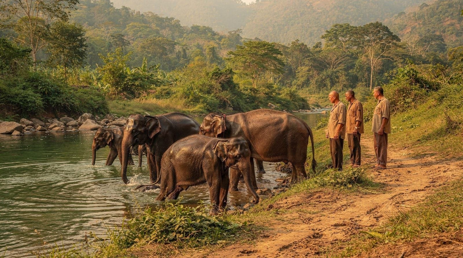 Ethical elephant sanctuary, Chiang Mai
