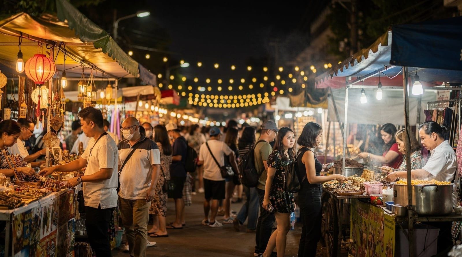 Night bazaar, Chiang Mai