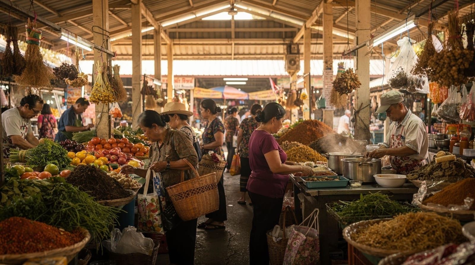 Warorot market, Chiang Mai