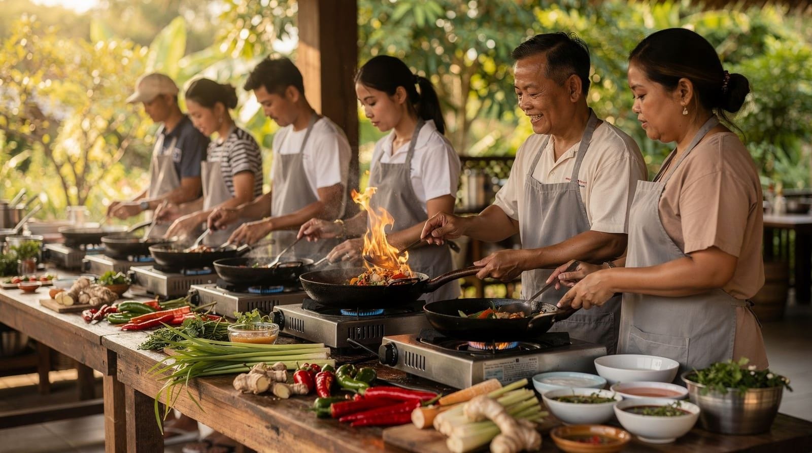 Chiang Mai: Traditional Thai Cooking Class with Market Tour