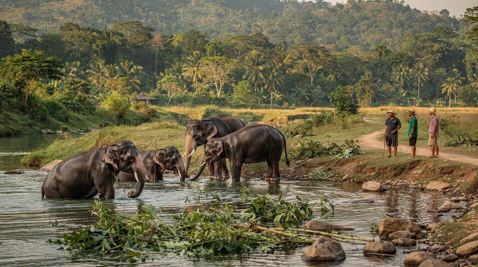 Elephant sanctuary and waterfall combo tours — Do elephant sanctuary and waterfall combo tours near Chiang Mai rush the elephan