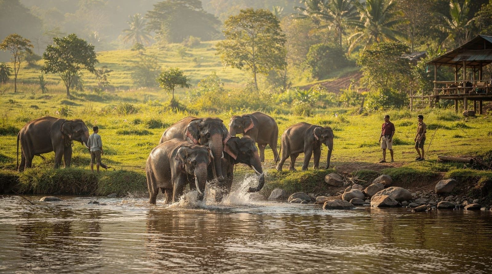 Half-day vs full-day elephant sanctuary in Chiang Mai — What's actually included in a half-day vs full-day ethical elephant sanctuary vi