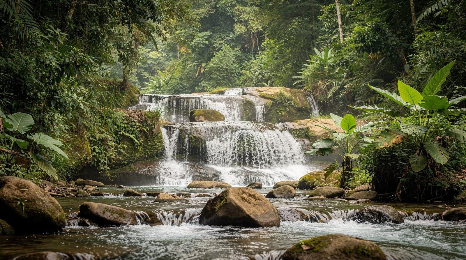 Mae Sa Waterfall guide: the tiered falls of Mae Sa Valley — Mae Sa Waterfall drops across roughly ten forested tiers in the Mae Sa Valley — 