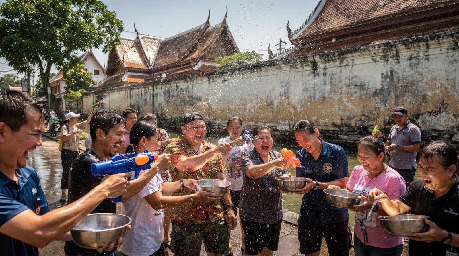 Songkran in Chiang Mai: the water festival guide — What actually happens during Songkran in Chiang Mai, why the Old City moat is th