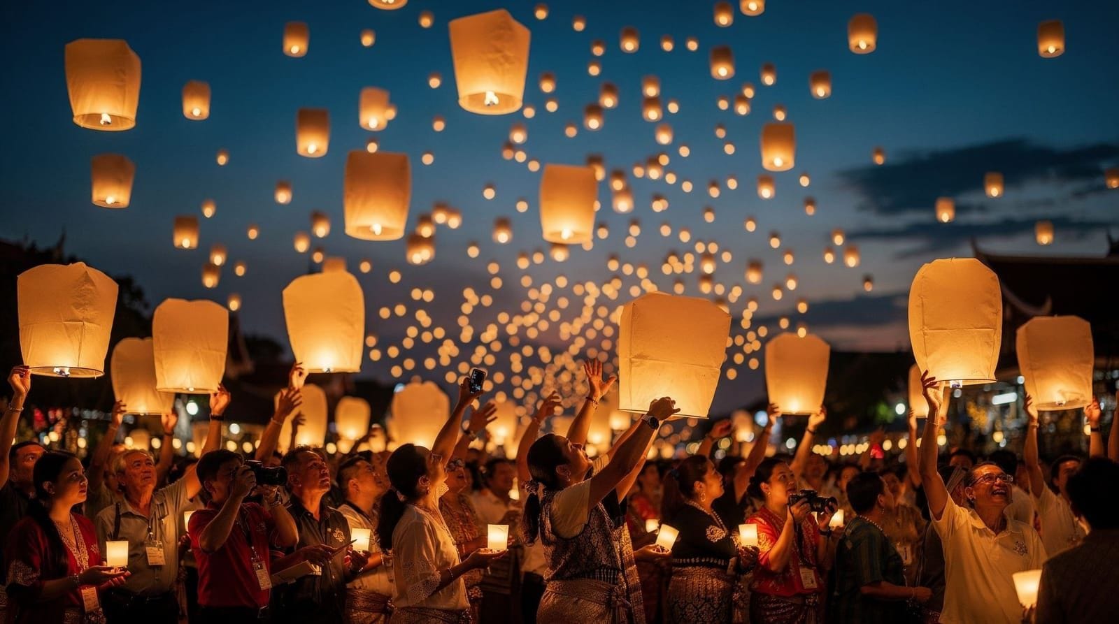 Yi Peng lantern photography: how to actually capture it — Camera settings, timing, and event choices for photographing Chiang Mai's Yi Pen